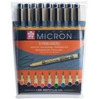 Sakura Fineliner PIGMA MICRON 05, 9er Etui