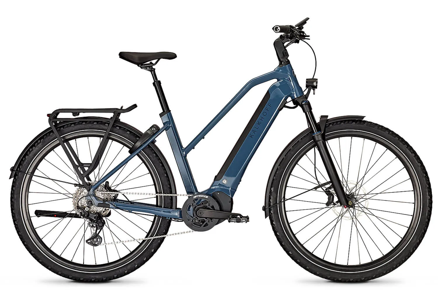 Kalkhoff Entice 5.B Move+ 625 Trapez - stoneblue glossy - 43cm | 29 Zoll