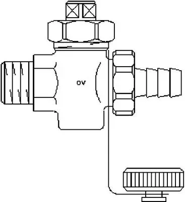 OV KFE-Hahn Schwermodell DN15, R 1/2AG, PN16, Rotguss, DIN 3848 - 80373016 von B...