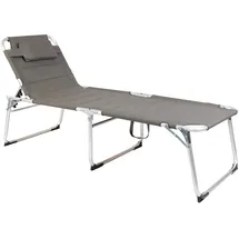 Lex Komfort XXL Dreibeinliege 200 x 70 x 45 cm grau klappbar