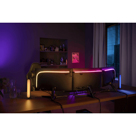 Philips Hue Play Gradient PC Lightstrip 3x 24/27” inkl. Bridge Starter Set 2000 - 6500