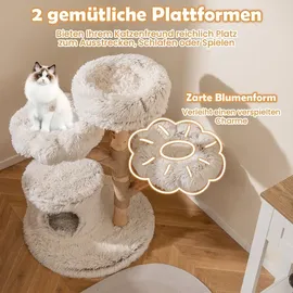 Costway Kratzbaum 102 cm Weiß