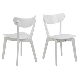 AC Design Furniture Esszimmerstuhl »Roxby«, 2 St., Weiss + Weiss, , 98596765-0 B/H/T: 45 cm, x 79,5 cm x 55 cm,