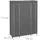 Relaxdays Stoffschrank 135 x 175 x 45 cm Anthrazit