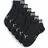 Puma Kinder Kids Plain Quarter Sock, Black - New, 31-34 EU