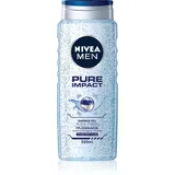 NIVEA MEN Pure Impact Duschgel für Herren 500 ml