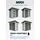 TIMBELA Gartenhaus 1,61 x 2,94 m Tundra Grey