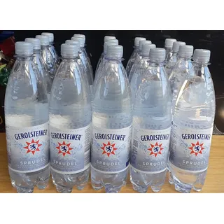 Gerolsteiner Mineralwasser, 20 x 1 L Flaschen, Mit Kohlensäure, Inkl. Mehrweg Pf