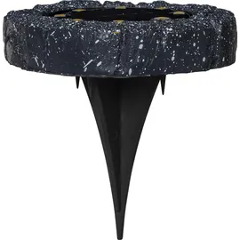 Star Trading Solarleuchte Kunststoff Ø 11 cm 2er Set schwarz