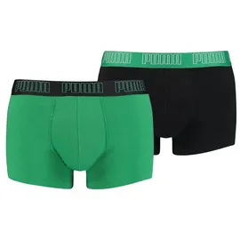 Puma Boxershort Herren 2er Pack Figurbetont bunt|grün XL