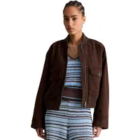 Marc O'Polo regular fit, Leder. / Kunstlederjacke aus echtem Ziegenleder, aubergine, S