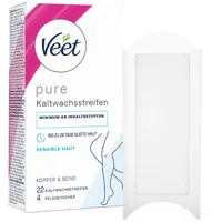 Veet Pure Kaltwachsstreifen Körper 22 St.