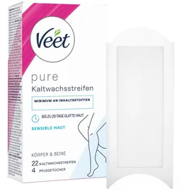 Veet Pure Kaltwachsstreifen Körper 22 St.