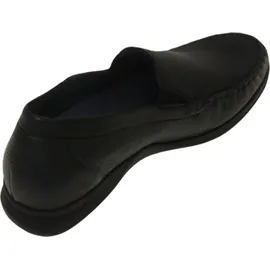 WALDLÄUFER Komfort Slipper Herko Herren, 353637343432 Schwarz 42 EU - Schwarz