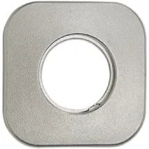 Dormakaba Rosette für Außenzylinder mit Bohrung ø 30 mm, 60 x 60 mm, Stahl vernickelt
