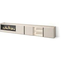 SKRAUT HOME Lowboard 315x50 cm Beige Holzwerkstoff