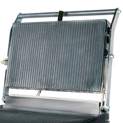RomuxRomux® - Medium Gas Grill 47 cm Benchtop Industrie-Gasgrill für die Gastronomie mit Schnellaufheizung für professionelles Kochen