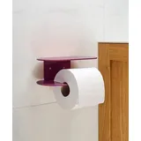 KAWENTSMANN Toilettenpapierhalter Toilettenpapierhalter ohne Bohren mit Ablage ORBI