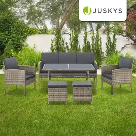 Juskys Polyrattan Sitzgruppe Turin