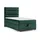 4mybaby GmbH Best for Home Boxspringbett mit Bettkasten Trinity K4-SINGLE 90x200 Bonellfederkern inkl. Topper - Grun - Grün