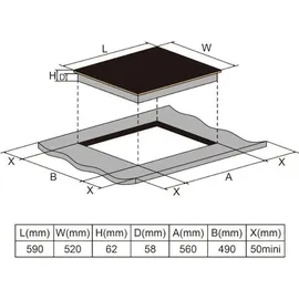 Bosch Backofenset Weiß 71 Liter 3D Heißluft Induktionskochfeld 60 cm