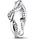 Pandora 193098C01 Damenring Funkelnde Verschlungene Welle, 58/18,5