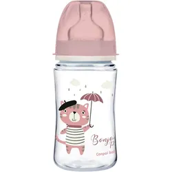 Canpol babies Bonjour Paris Babyflasche 3m+ Pink 240 ml