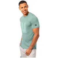 super.natural The Wave Kurzarm-t-shirt - Chinois Green / Various - 2XL