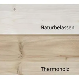 FinnTherm Fasssauna Carrie 2 Sitzbänke aus Holz Wandstärke 42 mm