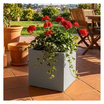 ethick Blumentopf Quadratisch 47 47 x 47 x 40 cm Grau