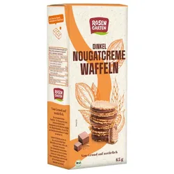 Rosengarten Dinkel-Nougatcreme Waffeln bio