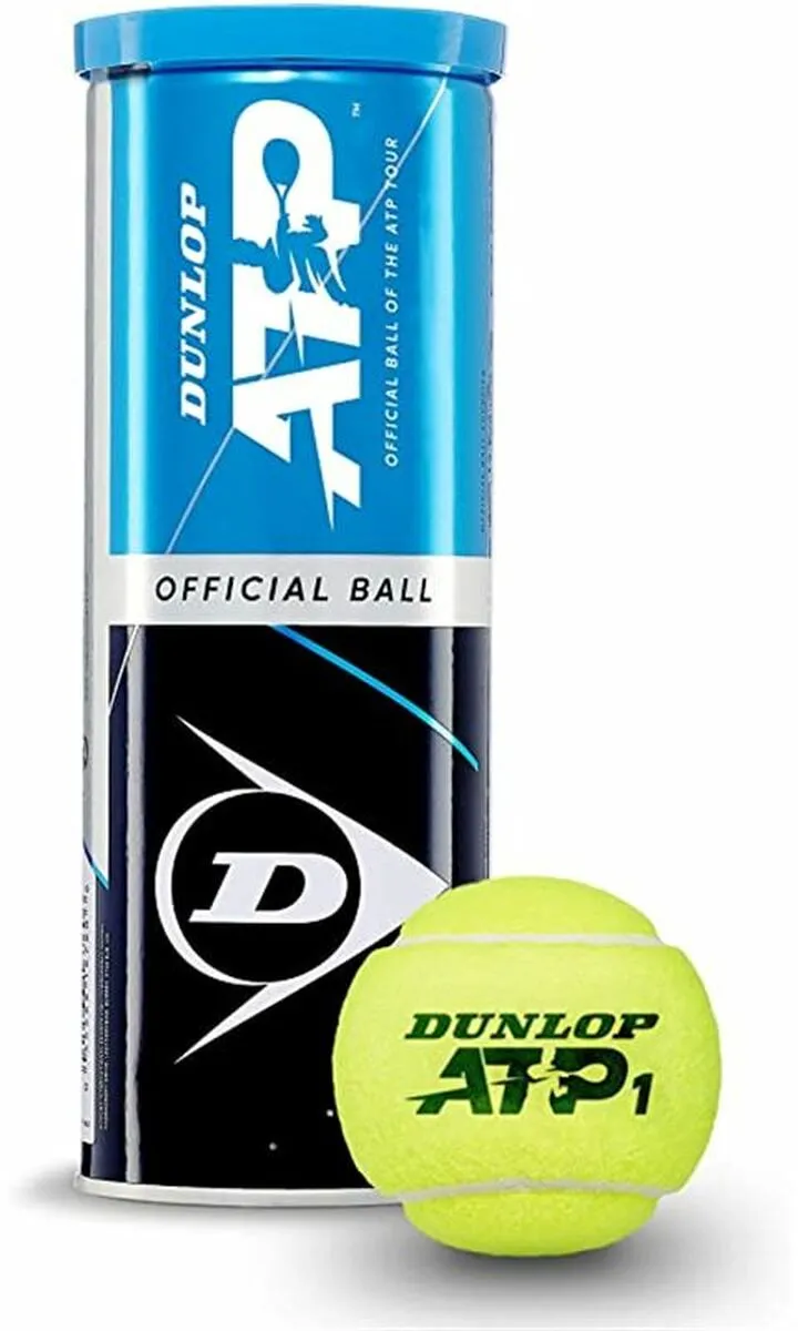 Tennisbälle Dunlop Dunlop ATP Gelb Bunt Wasser