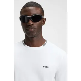 Boss Green Taul Stretch-Baumwoll-Pique T-Shirt Weiß XL