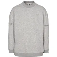 URBAN CLASSICS Training Terry Crew Sweatshirt Gray S