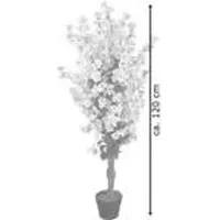 Decovego Kirschbaum Kunstpflanze Kunstbaum Baum Künstliche Pflanze Kirschblüte Künstlich