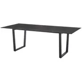 Diamond Garden OXFORD 220 x 100 cm, Edelstahl Dunkelgrau / HPL Granit Dunkel
