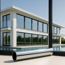 Marapon MARAPON® Fensterfolie Sonnenschutz außen ohne Rückstände [1.05x50 m] inkl. eBook vom Profi - Spiegelfolie Fenster Sichtschutz - Sonnenschutzfolie Fenster - Dachfenster verdunkeln