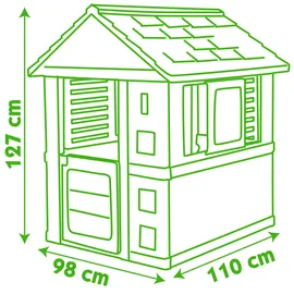 Smoby Spielhaus Natur Haus 810712