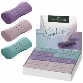Faber-Castell Radiergummi RollOn Sparkle farbsortiert, 1 St.
