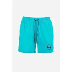 La Martina  Badeshorts MAM001 PL115-07010 BLUE ATOLL  in Blau, IT XXL