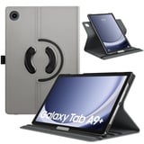 TiMOVO Drehbar Hülle Kompatibel mit Samsung Galaxy Tab A9+/A9 Plus 11 Zoll 2023 SM-X210/X216/X218, 90 Grad Drehbar Ständer Hülle, Auto Schlaf/Aufwach Schutzhülle für Galaxy Tab A9+ Tablet,Space Grau