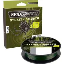 Spiderwire Stealth Smooth 8 Geflochtene Schnur 300 m, Moss Green – 0.110 mm