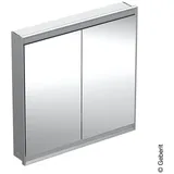 Geberit ONE Spiegelschrank ComfortLight, 2 Türen, UP-Montage, 90cm, Aluminium eloxiert