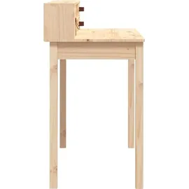 vidaXL Schreibtisch 110x50x93 cm Massivholz Kiefer