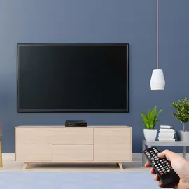 Retoo DVB-T2 Receiver mit HDMI Full HD 1080p, Digital Empfänger mit H.265 HEVC, Kabel-Receiver mit USB, Mediaplayer mit PVR, SCART, Terrestrischer Decoder, Fernbedienung, Schwarz