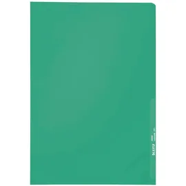 Leitz Sichthüllen DIN A4 grün genarbt 0,13 mm, 100 St.
