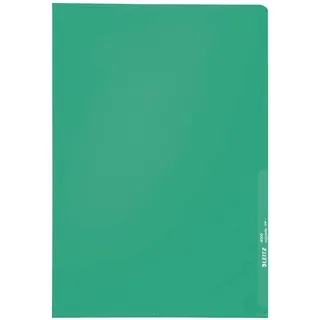 Leitz Sichthüllen DIN A4 grün genarbt 0,13 mm, 100 St.