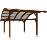 SKANHOLZ Skan Holz Carport Schwaben 434 x 630 cm Nuss