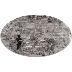 Teppich »JUWEL LIRAY«, rund, 20 mm Höhe, Wohnzimmer, 29507913-0 grau 20 mm