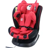 TWT I-SIZE Plus DELUXE RedBear Kindersitz mit 360 Grad drehbarem Isofix-System-BUF BOOF 0, 36 kg - Bunt